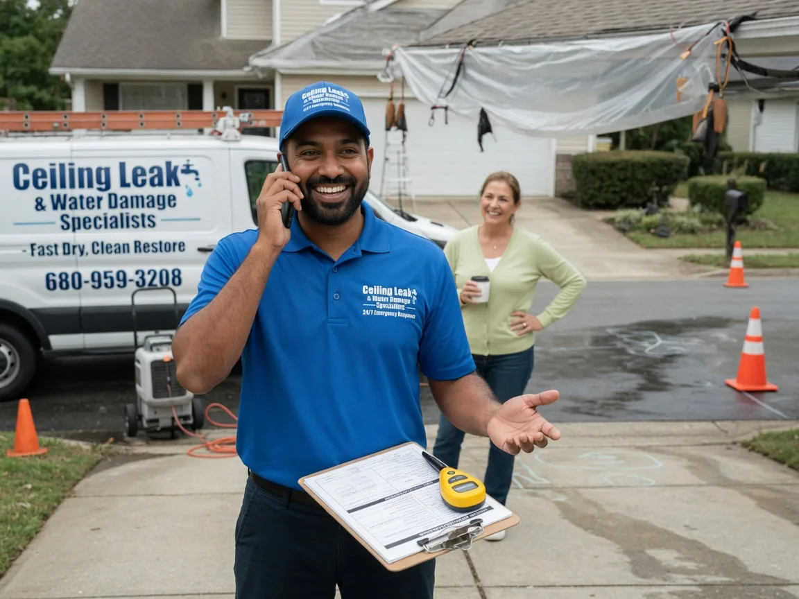 Ceiling Leak Cleanup Pretty Prairie, KS FAQs